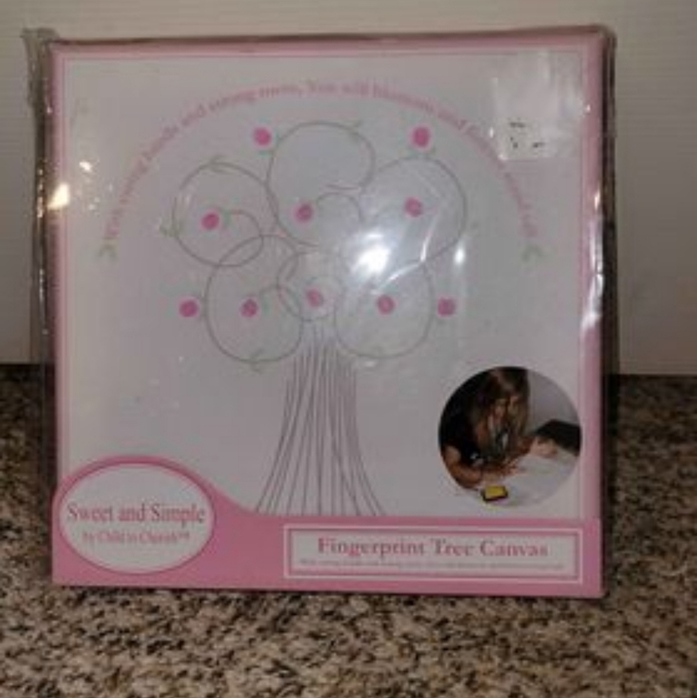 Fingerprint Tree Canvas Art